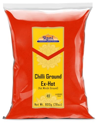 Rani Extra Hot Chilli Powder Indian Spice 28oz (800g) ~ All Natural | No Color added | Gluten Friendly | Vegan | NON-GMO | No Salt or fillers