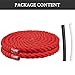 Endoto Rope Shoes Laces for Air Force 1, Thick Chunky Fat Shoelaces Strings for AF Sneaker(Color:Red,Size:10MM)