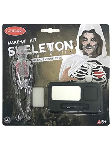 Preisvergleich Produktbild Generique - Halloween Skelett-Schminkset für Erwachsene