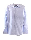 Calvin Klein Men's Chambray Square Dot Dobby Long Sleeve Woven Shirt
