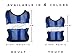 World Sport PRO Series Adult Blue Scrimmage Vests Set of 12 with Carry Bag