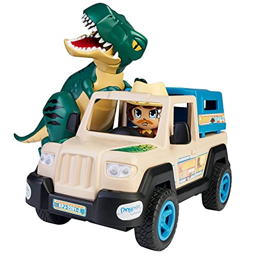 Pinypon Action- Raccogliere Dino T-Rex, Comprende