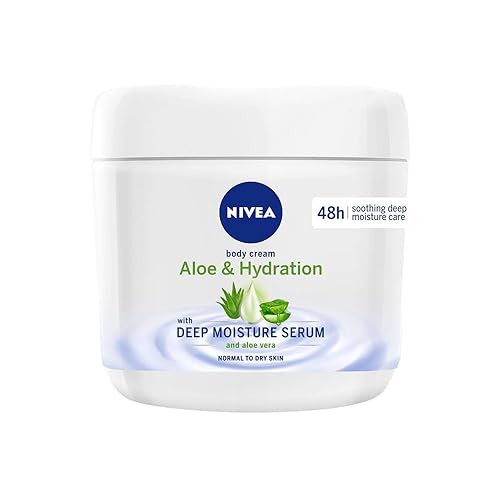 NIVEA Crema Corporal Aloe e Hidratación 13.52 oz (1)