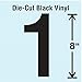 Die Cut Number Label, 1