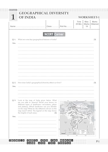 Image of Oswaal NCERT & CBSE ONE FOR ALL WORKBOOK Social Science (Exploring Society India and Beyond) Class 7 For 2026-27