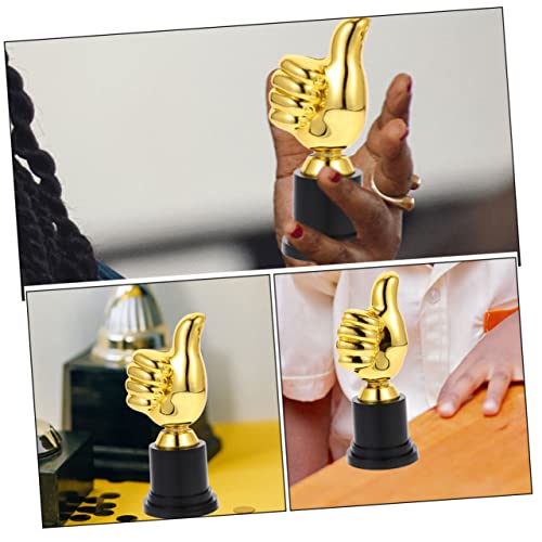 BESPORTBLE 8 Pçs Troféu Polegares Para Cima Decoração De Basquete Troféus De Plástico Medalhas De Fu