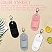 Dexprosy 4Pack Lip Balm Holder Keychain - Compatible with Rhode for Summer Friday, Slippers-Shaped Silicone Bag Charm for Women Girls