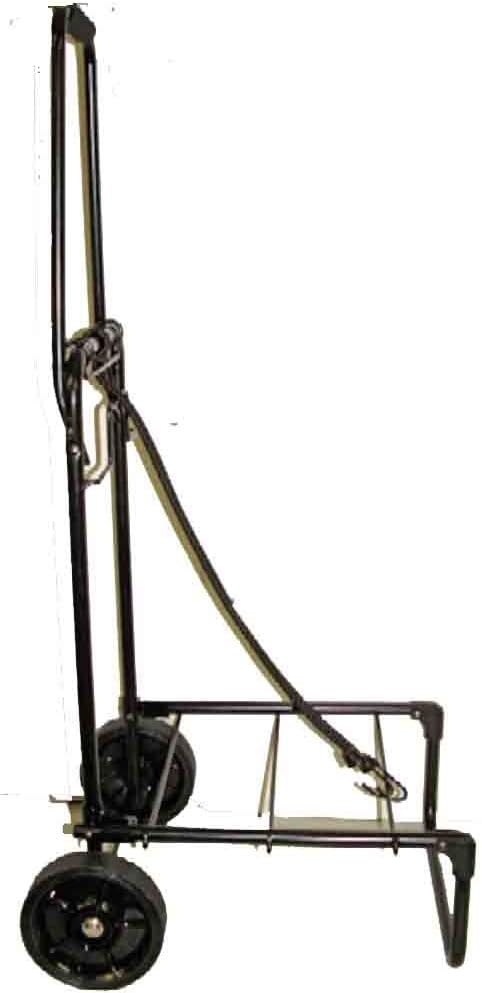 Overland Travelware Jumbo Metal Cart, Black, One Size