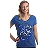 Mermaid-Heart-Sailor-Mouth-Cute-Funny-Sassy-Sarcastic-V-Neck-T-Shirt-for-Women Mermaid Heart, Sailor Mouth | Cute Funny Sassy Sarcastic V-Neck T-Shirt for Women-(Vneck,XL) Vintage Blue
