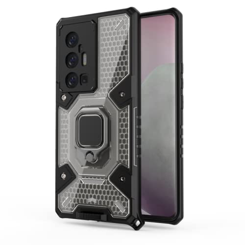 Glaslux TPU Vivo X70 Pro Plus Hybrid Shockproof Case|Rotating Ring Holder&Kickstand In-Built|Bumper Back Cover For Vivo X70 Pro Plus (Black) (B09R7SD85Z) Amazon Price History, Amazon Price Tracker