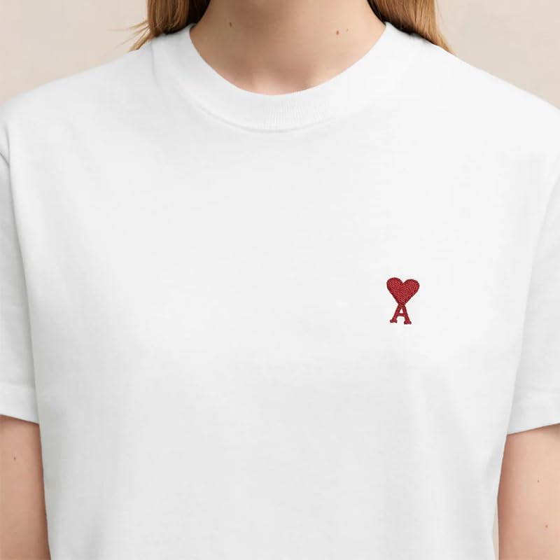 AMI PARIS』 アミパリス (41) ロゴ刺繍 オックスフォードシャツ アミ