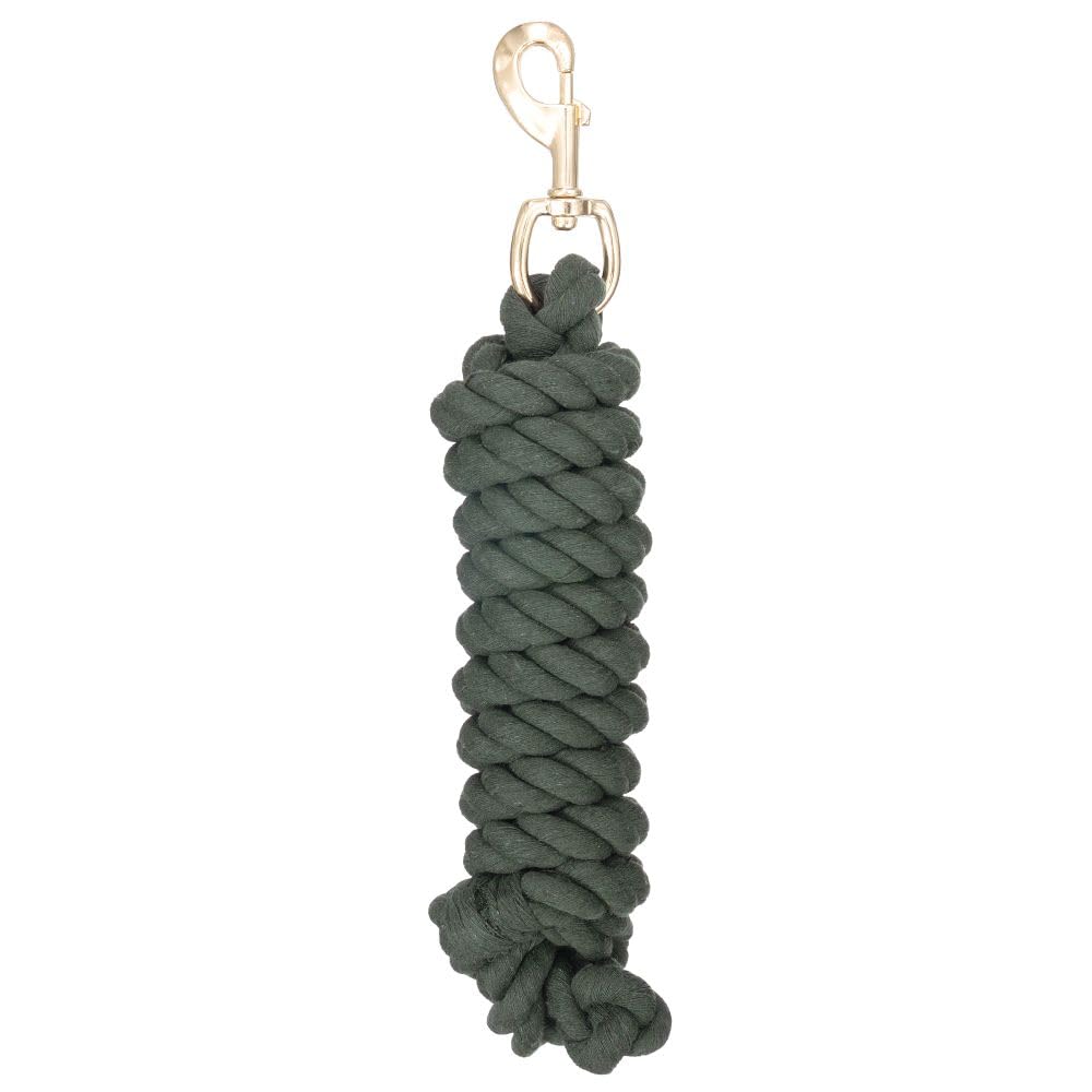 Tough 1 Economy Cotton Lead with Trigger Bull Snap, Hunter Green, 3/4-Inch x 8 1/2-Feet