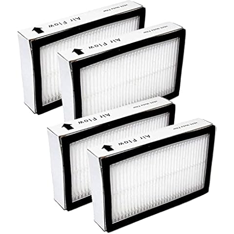 HQRP Cuatro filtros HEPA para Sears Kenmore EF-2 + HQRP Posavasos Cover