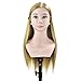 Produktbild CANDYANA Haar Friseurpuppe Schaufensterpuppe Kopf mit Schulter Friseur Training Übungskopf Kosmetologie Puppenkopf Puppenkopf