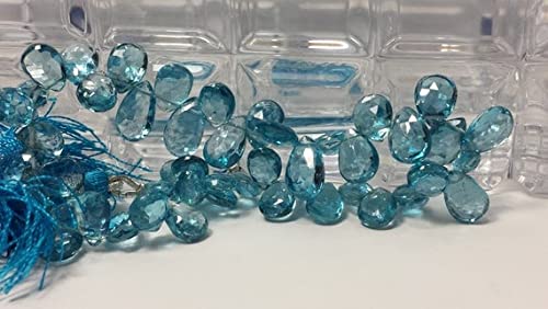 Perles London Blue az facettées sans défaut pour réussir vos colliers dégradés