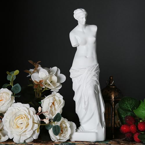 Estatua Venus de Milo de resina blanca 11.5 x 3.15 x 2.16 in miniatura 7