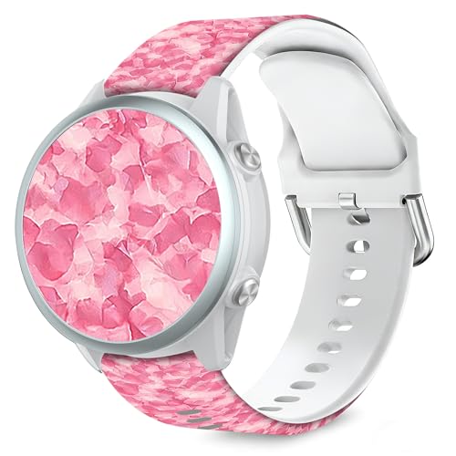 Lyforaz �ׂ��b�o���h Samsung Galaxy Watch 3 45mm 22mm �\�t�g�V���R�� ���킢���X�g���b�v Venu 4 45mm/3/2/Forerunner 570 47mm/970/965/955/265/255 �X�}�[�g�E�H