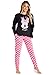 Produktbild Disney Schlafanzug Damen Lang, Stitch Pyjama Damen Set (Schwarz/Rosa Minnie, M)