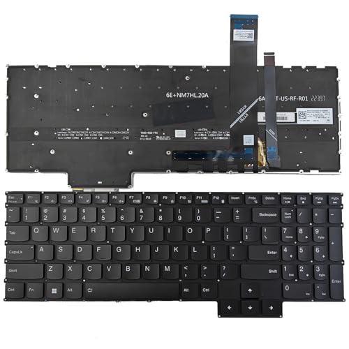 KGIGIBE �����p�L�[�{�[�h Lenovo Legion Pro 5 16ARX8 16IRX8 / Legion Pro 7 16ARX8H 16IRX8H / Y9000P R9000P 2023 �m�[�g�p�\�R�� US �u���b�N RGB�o�b�N���C�g