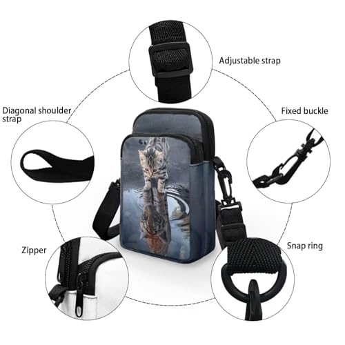 Image of Small Crossbody Purse for Women Kids Shoulder Messenger Bag