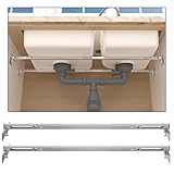 Snowtaros Undermount Sink Brackets, Upgrade Horizontal Sink Support, 20