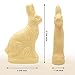 Madelaine Solid Premium White Milk Chocolate Easter Bunny in Cellophane Bag - 6 OZ, Perfect for Easter Basket Stuffers, Gifts, and Party Favors