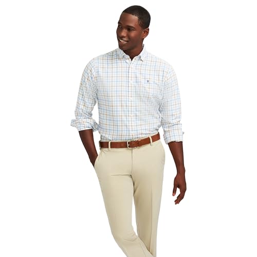 IZOD Men's Luxury Classics Long Sleeve Button Down Shirt4