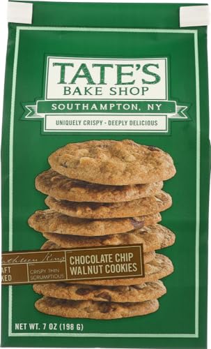 Tate's Chocolate Chip Walnut Cookies 7 oz each (2 Items Per Order...