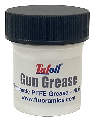 Tufoil Gun Grease- 15 g Jar (Net Wt 0.52 oz) Firearm Grease for use on Handguns, Revolvers, Rifles, Shotguns, and All Weapons.