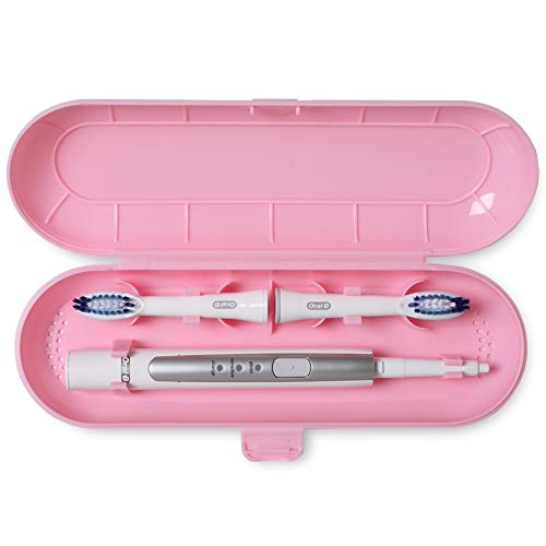 Preisvergleich Produktbild Reise Etui Für Oral B Pulsonic Schallzahnbürste rosa