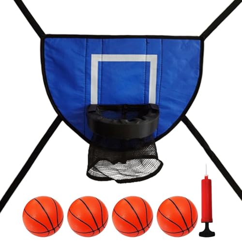 Trampolin Basketballkorb, Universal Mini Abreißrand Zum Eintauchen Basketballaufsatz Basketball -Hoop Für Im Freien, Weiches Basketballtor Trampolins