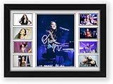 Póster firmado de Olivia Rodrigo, edición limitada, regalo para fanáticos, mercancía coleccionable con SOUR, licencia de conducir, Good 4 u, Deja vu (enmarcado A3 (30 x 40 cm)