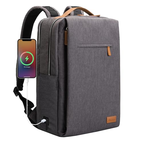 Hp hope Laptop Backpack for Women Travel Durable Backpacks Carry On, with USB Charging Port, Fits 15.6 Inch Laptop