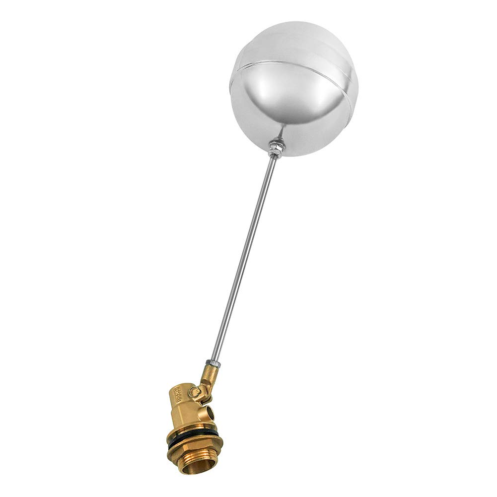 Buy QWORK Stainless Steel Floating Ball Float Valves 12 inch DN15