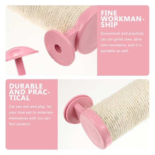Poste rascador para gatos interior tamaño mediano sisal miniatura 7