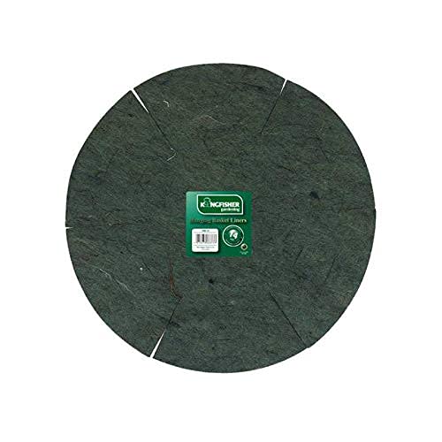 Garden Mile 14" Jute Basket Liner for Hanging Baskets in your Outdoors ideal for Chain Planter Basket, Jute Coco Liner