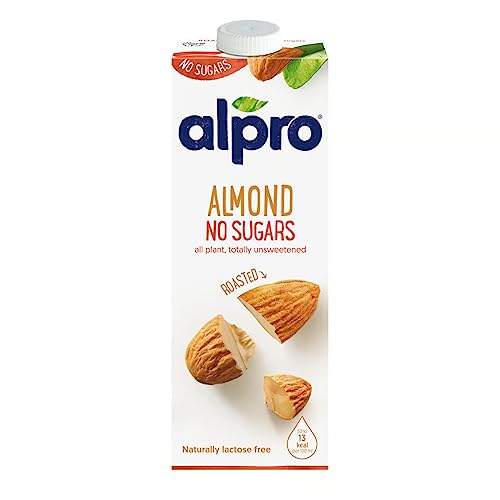 Alpro Roasted Almond Unsweetened Milk 1Litre