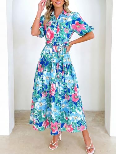 Image of Sissyaki Women's Floral Maxi Dress 2026 Summer Spring Wedding Guest Dress