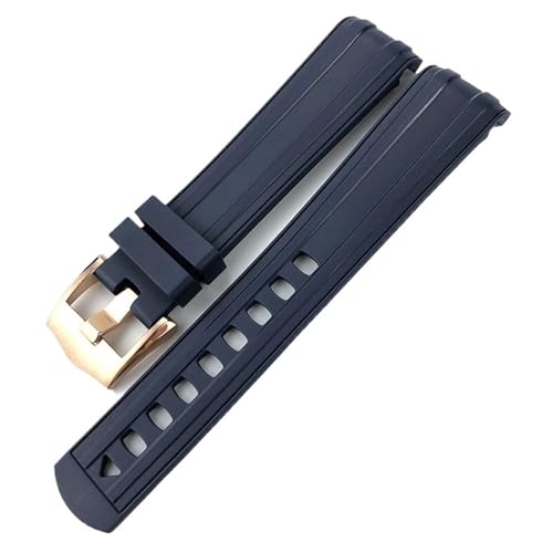 Bracelet montre caoutchouc silicone 20mm pour Omega Seamaster 300 étanche