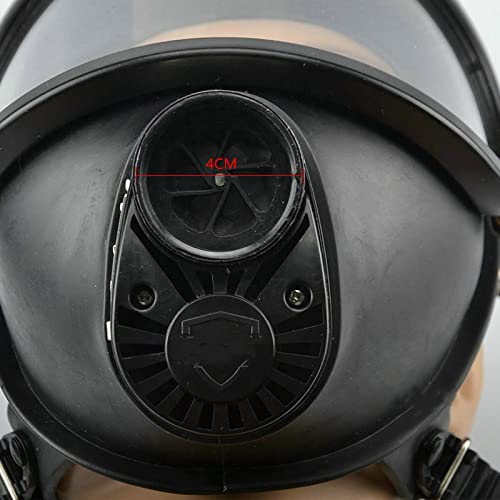 Máscara facial completa de silicona autocebante, máscara facial reutilizable para protección contra el polvo en carpintería y uso industrial