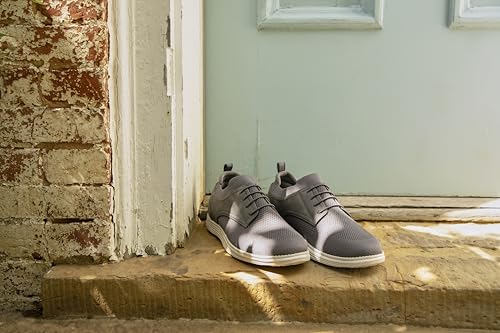 Dearfoams Men's Nash Slip on Oxford Lightweight, Breathable with Arch Support Dress Shoe2