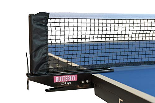 Butterfly Easifold 19 Ping Pong Table - Ping Pong Table Regulation Size With Easy Net Set - 10 Minute Quick Assembly - Folding With Wheels For Easy Storage #TOP2