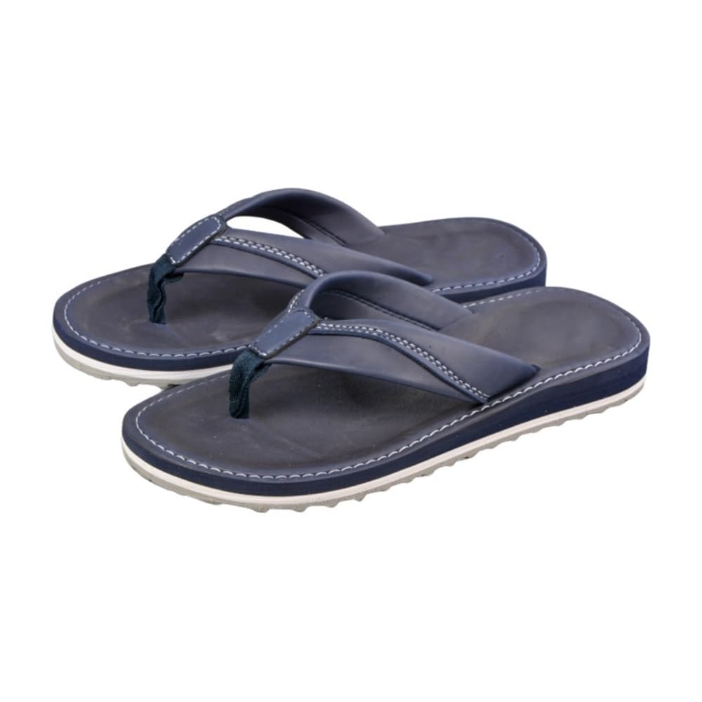Chaussures de douche bleues et tongs confortables pour hommes en taille 43