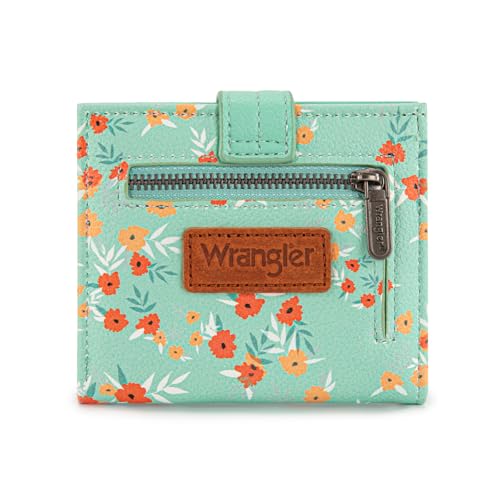 Image of Montana West X Wrangler Small Women's Wallet Slim Simple Girls Wallet RFID Credit Card Holder Minimalist Zipper Coin Pocket