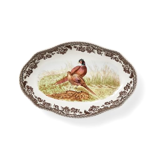 Spode Woodland Spode Woodland Pheasant Pickle Dish - Brown/White