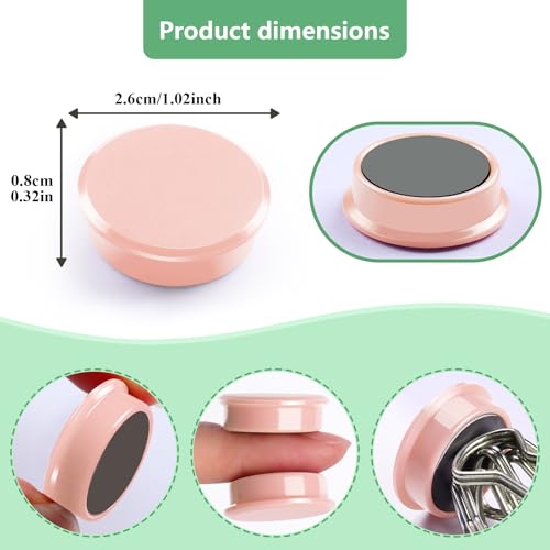 30 Imán Decorativo Redondo Pequeño para Refrigerador miniatura 3