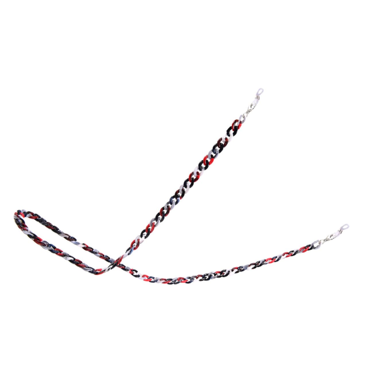 2 Piezas cadena de gafas collar de cuentas cordón para gafas de lectura necklace titular de collar de anteojos para mujer cordones de anteojos para mujer carey Marco de los lentes