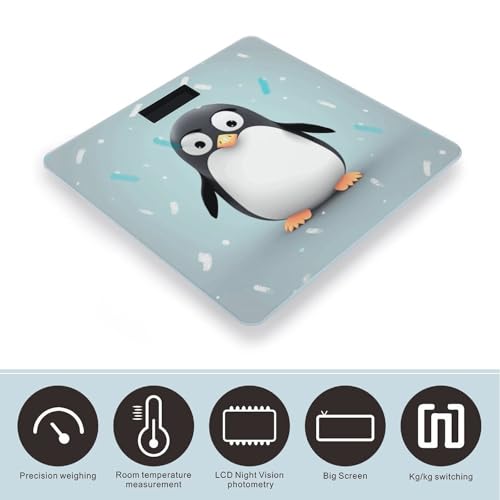 Báscula Digital de Baño con LCD y Alta Precisión miniatura 3
