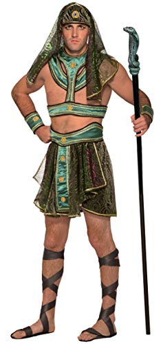 Forum Men's Egyptian Pharaoh Deluxe Costume, Green/Gold, STD