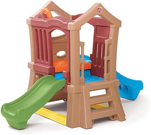 Step2 Play Up Double Slide Climber, Kids Outdoor Playset, Backyar...